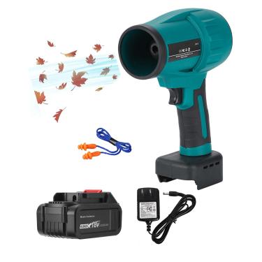 Imagem de Mini soprador Jet Dry com bateria de 4000 mAh, ventilador de ar portátil sem escovas de 240 MPH de alta velocidade para garagens, quintal, carro, limpeza de folhas