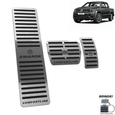 Imagem de Descanso + Pedaleira Amarok Comfortline 2019 2020 Preto