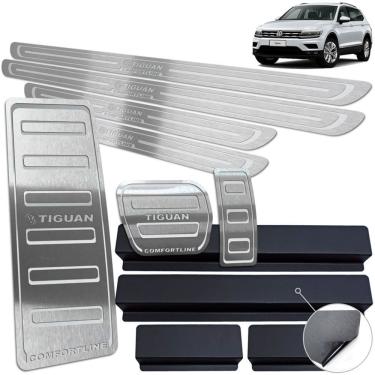 Imagem de Pedaleira Descanso Soleira Tiguan Comfortline 18 2020 Prata