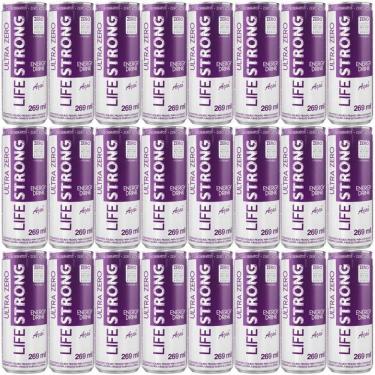Imagem de Energético Life Strong Energy Drink 24 Unidades Sabor Açai