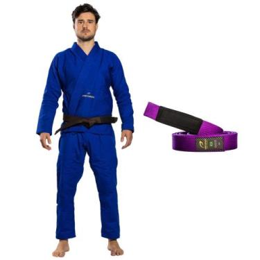 Imagem de Kimono Jiu Jitsu Adulto Training Ripstop First Navy + Faixa - Pretoria