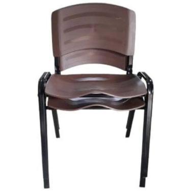 Imagem de Kit 2 Cadeira Prisma Iso Fixa Igreja Recepção Sala Espera