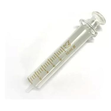Imagem de Seringa Injector Vidro Bico Vidro Luer Slip (10 ML)