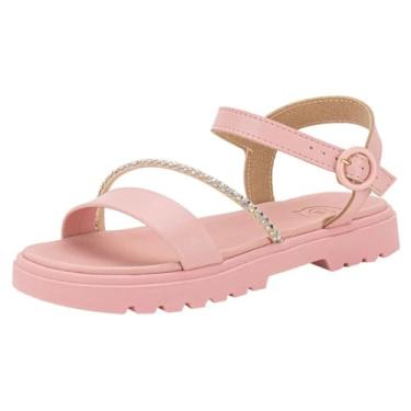 Imagem de Sandália Infantil Feminina Molekinha 2344.129 Rosa (Rosa, BR, Criança de 9 a 12 anos, Numérico, 26)