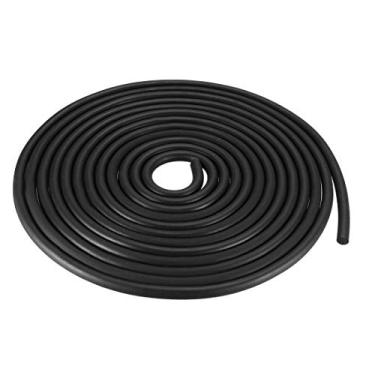 Imagem de Uxcell Fita de borracha para vedação de espuma 5 metros de comprimento preta, 8mm x5m