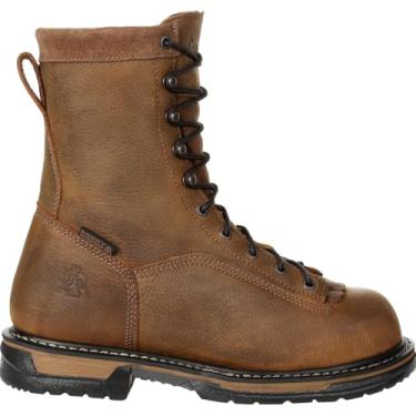 Imagem de Rocky FQ0005698 Men's 8" WRK BRN RWP Medium 8 Work Boots Brown
