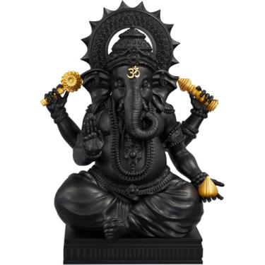 Imagem de Estátua Ganesha Deus Hindu - Vighnaharta (Cor Aurum Noctis)