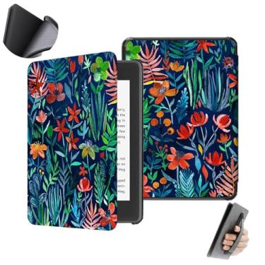 Imagem de GUKSRASO Capa para 6.8" Kindle Paperwhite 11ª Geração/Signature Edition (Modelo: M2L3EK/M2L4EK) - Material TPU à Prova D'água com Suspensão Automática, Alça de Mão