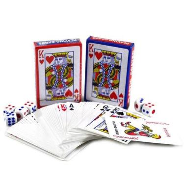 Imagem de Baralho de Papel 108 Cartas Duplo com 6 Dados - Moment
