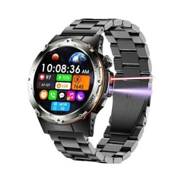 Imagem de Relógio Inteligente Masculino À Prova D'Água 3ATM Com GPS 2025 Swim T-