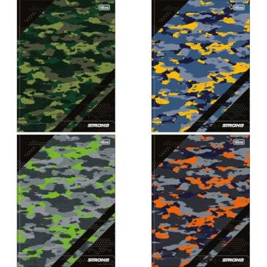 Imagem de Kit com 5 Cadernos Brochurão, Tilibra, Strong, Universitário, Capa Dura, 80 Folhas, Capas Sortidas