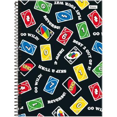 Imagem de Kit de Cadernos, Foroni, 10 Matérias, Capa Dura, Uno, 160 Folhas, Pacote com 4