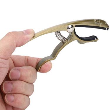 Imagem de Mingzhe K72 Guitarra Capo Bronze Liga de Zinco Em Forma de Sapo Capo Guitarra Ukulele Bandolim Ferramenta Musical