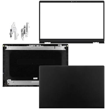 Imagem de Konohan Pacote com 4 peças de reposição LCD traseira para computador laptop capa superior tampa frontal moldura frontal com dobradiças compatíveis com Dell Inspiron 15 3510 3511 3515 3520 3525 00WPN8