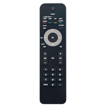 Imagem de Controle remoto de substituição adequado para Philips TV 52PFL3603D 47PFL3603D 42PFL3603D 42PFL3403D 32PFL3403D/85 42PFL7603D/27E 42PFL7603D/F7 42PFL7603D/F7B 52PFL7603D/F7B 52PFL7603D/F7B