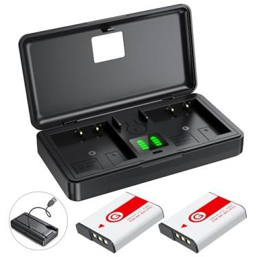 Imagem de Bateria NP-BG1 ZODELOW X2 e carregador de bateria USB de 2 canais para Sony NP-BG1 NP-FG1 Sony Cybershot DSC-HX5V DSC-HX9V DSC-W30 DSC-W35 DSC-W50 DSC-W55 DSC-W70 DSC-W80 DSC-W630 DSC-W530 DSC-H100