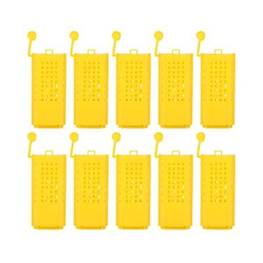 Imagem de GLOGLOW Ferramentas de Apicultura Capinhas de Abelhas Plásticas, Ferramenta de Apanhador Portátil Leve para Aquicultura da Paisagem de Apicultores