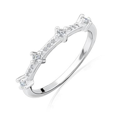 Imagem de FLORA ANEL FEMININA PRATA 925 APARADOR DE ALIANÇAS ANEL MODA (14)