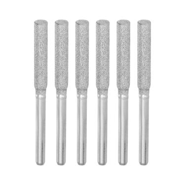 Imagem de 6 peças de afiador de motosserra revestida com diamante 5/81.3 cm 4 mm cabeça cilíndrica motosserra elétrica motosserra