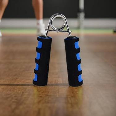 Imagem de Exercitador de mão de espuma (azul) - alívio do estresse e treinador de força dos dedos