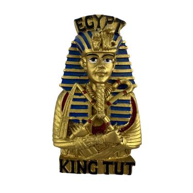 Imagem de Imã de geladeira Egyptian King Tut 3D Resin Pharaoh Souvenir