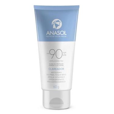 Imagem de Protetor Solar Facial Clareador Fps 90 Toque Seco Anasol 60g