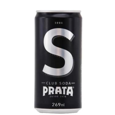 Imagem de Refrigerante prata club soda lata 269ml