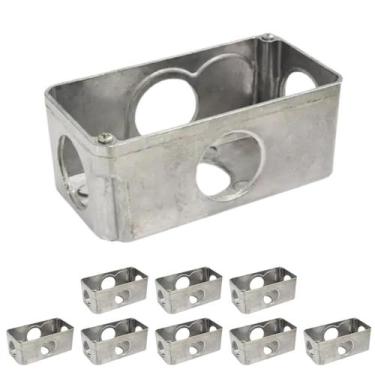 Imagem de 9 Condulete Múltiplo Modelo X Medida 1 1/2 em Alumínio Sieg