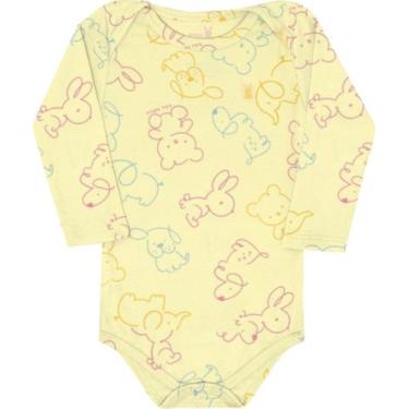 Imagem de Body mang long bebe 13484 kiko e kika - Kiko baby, Amarelo, G