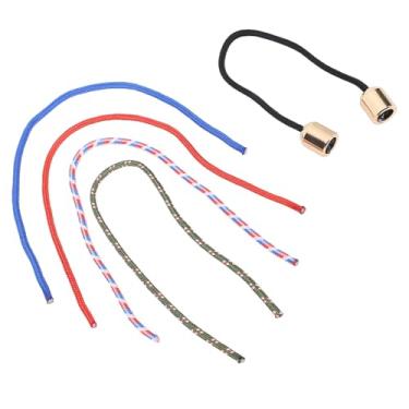 Imagem de ZJchao Habilidade de Dedo Paracord Contas de Aço Inoxidável Contas de Jogadores de Habilidade para Homens Mulheres Adolescentes Brinquedo de Dedo Giratório Premium Com 4 Cordas de