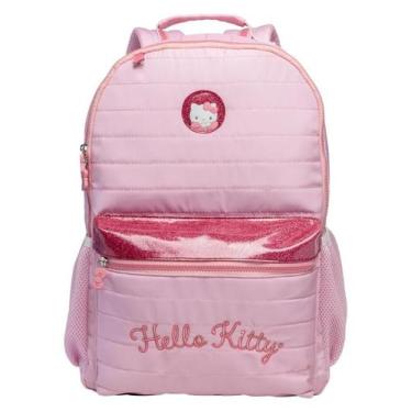 Imagem de Mochila de Costas 17 Hello Kitty Teen - Puffer Glitter - 15440 - XERYU