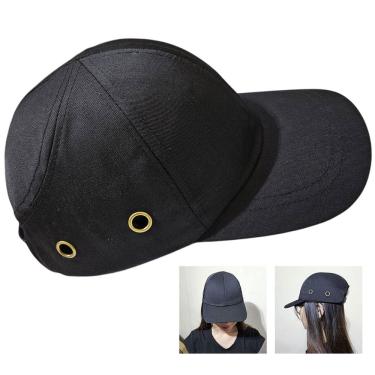 Imagem de Bone com Capacete EPI Obra Segurança do Trabalho Casquete Proteçao Construçao Oficina Reparo Serviço