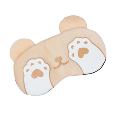 Imagem de Máscara de olhos fofa com estampa de pata de animal para dormir macia