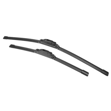 Imagem de X AUTOHAUX 2 peças 61.0 cm + 43.2 cm Lâmina de limpador de para-brisa frontal de silicone para Toyota RAV4 2006-2012 limpador de para-brisas OE conjunto de substituição para todas as estações J/U Hook