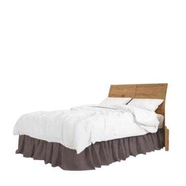 Imagem de Saia Para Cama Box Tamanho Universal (Casal, Queen e King) (TABACO)