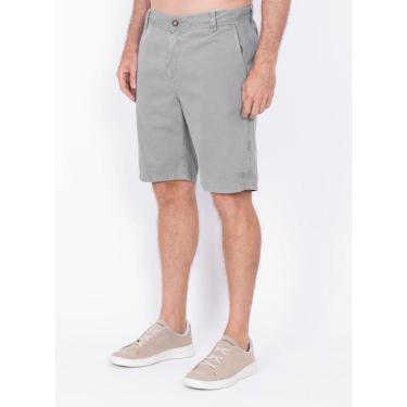 Imagem de Bermuda Sarja Lisa Aleatory Pilot Grey Silver-Masculino