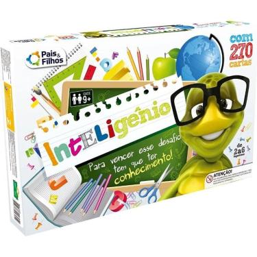 Imagem de Jogo De Tabuleiro Inteligênio Com 270 Cartas - Pais E Filhos 2825