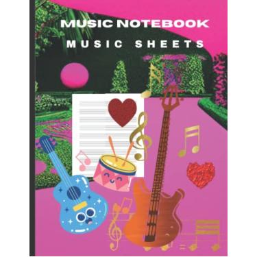 Imagem de Music Notebook Blank Composition Sheets: Notepad for musicians