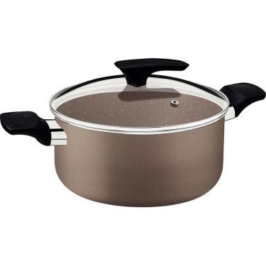 Imagem de Caçarola Tramontina Antiaderente Milazzo 28Cm Amêndoas