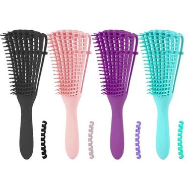 Imagem de Pente Polvo Para Todo Cabelo Crespo Flexível Envio Imediato - Vie Luxe