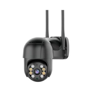 Imagem de Câmera De Segurança Para Parte Externa Da Casa Com Wi-Fi E Rotação De 320º Horizontal e 110° Vertical Visão Noturna E Sensor De Movimento (PRETA)