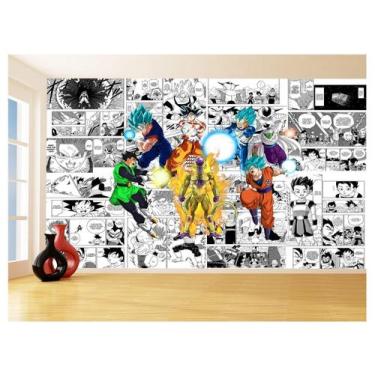 Imagem de Papel De Parede Dragon Ball Goku Vegeta Anime 3,5M Dbz236 - Você Decor