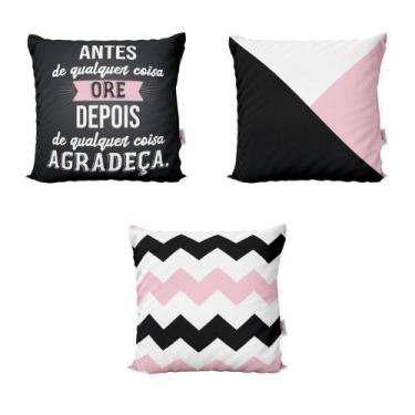 Imagem de Almofadas Personalizadas E Decorativas Rosa 40X40 Novadecora