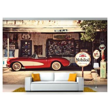 Imagem de Papel De Parede Cidade Antiga Rua Européia 3D Cda02 - Você Decora