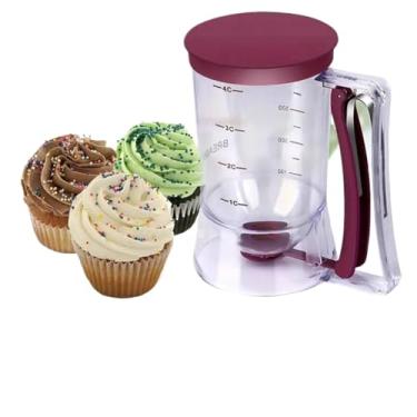 Imagem de Copo Para Panquequeira Dispenser Medidor Dosador De Massas Panquecas Bolo Cupcakes 900 Ml