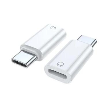 Imagem de Adaptador De Fone De Ouvido Tipo C Para Lightning, Conversor USB C Mas
