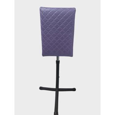 Imagem de Suporte tripé PRATICO, manicure com botão click LILÁS