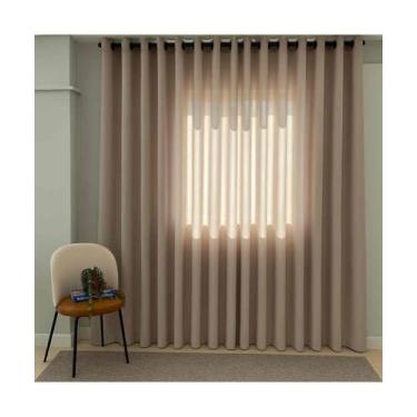 Imagem de CORTINA RUSTICA 3,00m x 2,50m OXFORD LISA