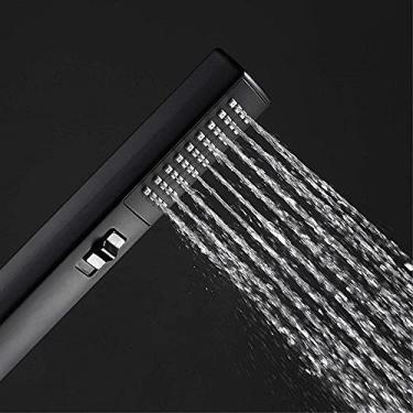 Imagem de YYBOES Chuveiro cabeça de chuveiro filtro de chuveiro elétrico cabeça de chuveiro de alta pressão cabeça de chuveiro de mão cabeça de chuveiro de mão 2 modo spray cabeça de chuveiro com silicone N