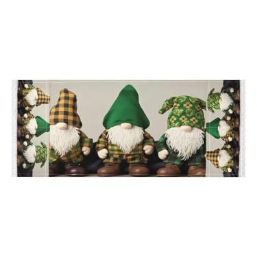 Imagem de Wassud Capas de lavadora e secadora Cool Gnomos, protetor de lavadora com sacos de armazenamento, capa de geladeira à prova de poeira com bolsos para lavanderia doméstica e cozinha, 120 x 55 cm